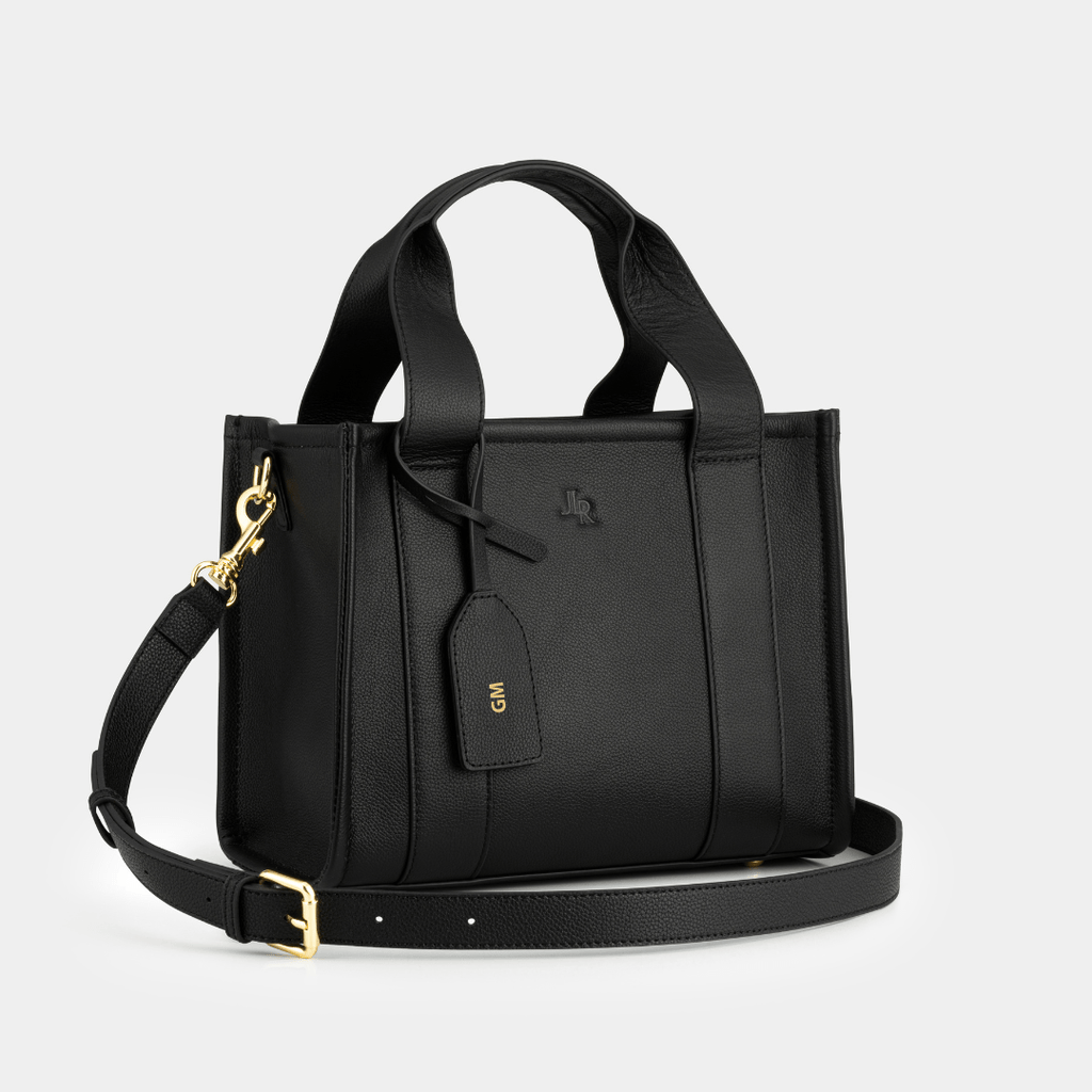 Mini Taylor Tote bag - Black Leather