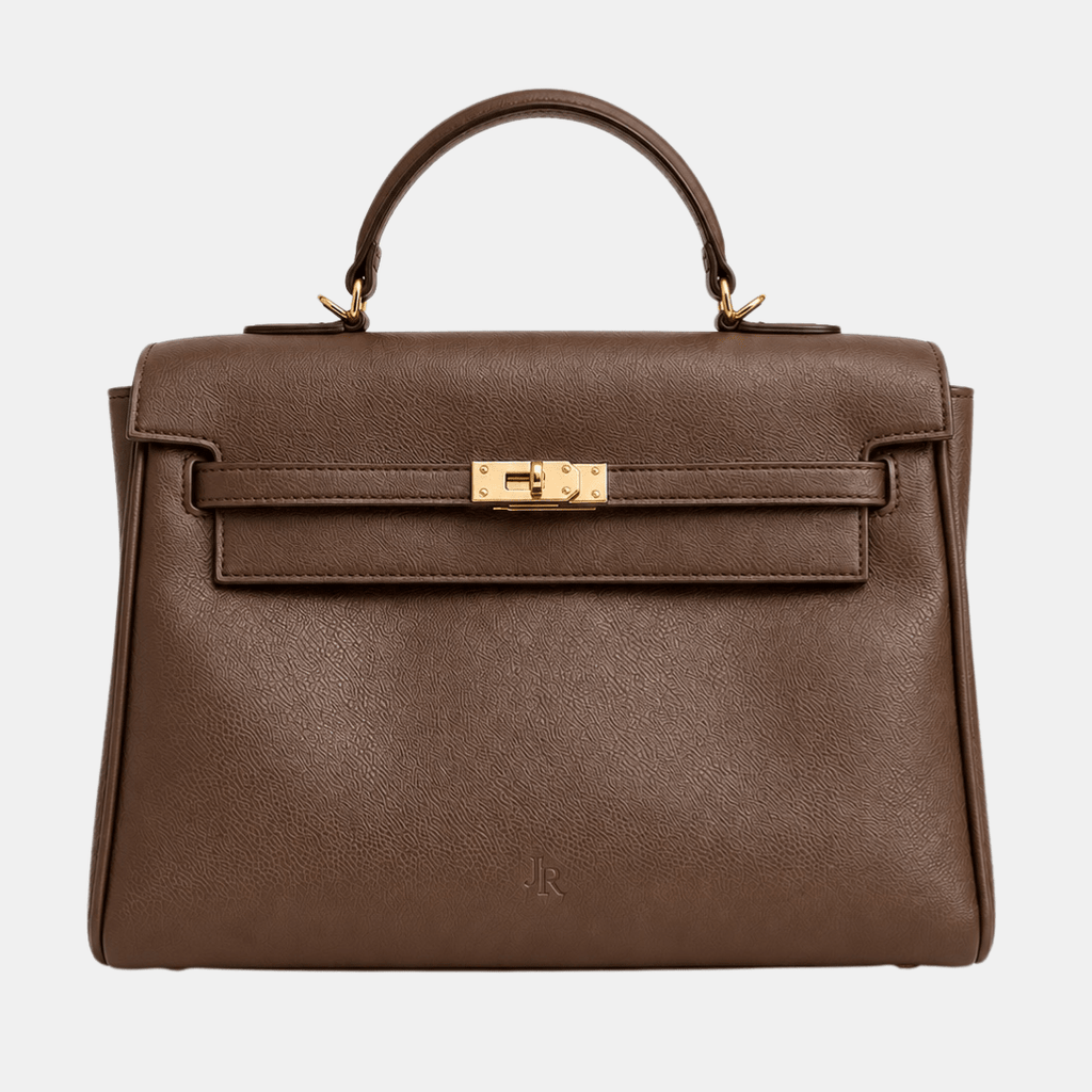 Eaton Top handle Work bag - Dark Brown